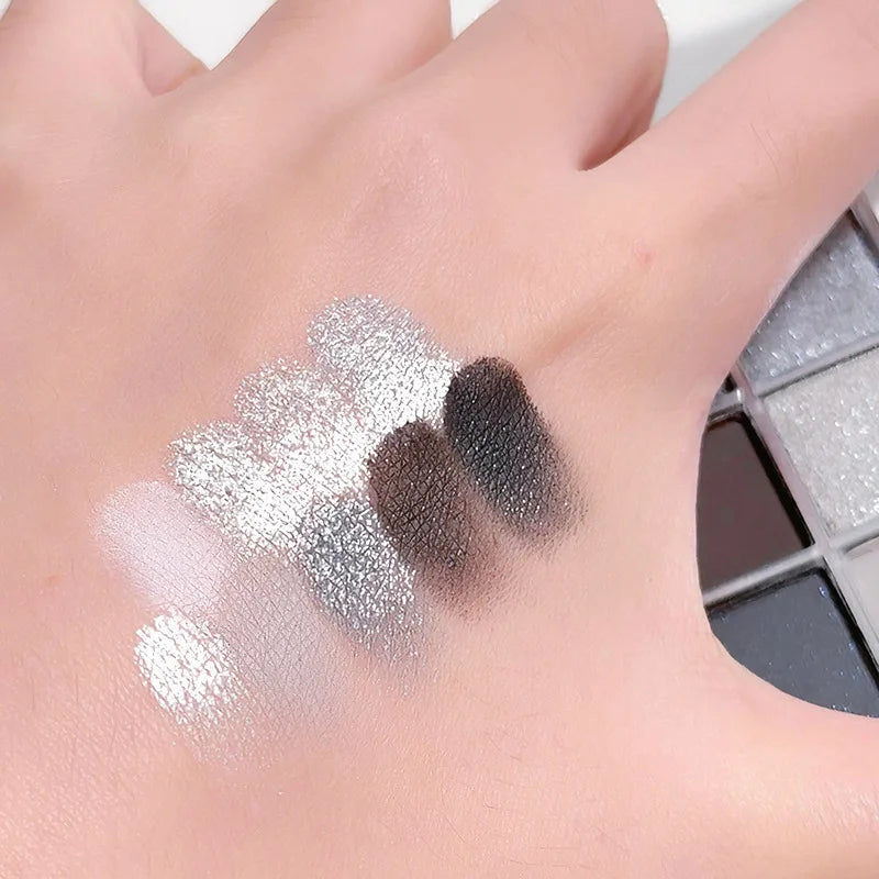 Paleta de Sombras Smoky Eye - 9 Cores Profissionais para um Look Punk e Sofisticado