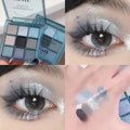 Paleta de Sombras Smoky Eye - 9 Cores Profissionais para um Look Punk e Sofisticado