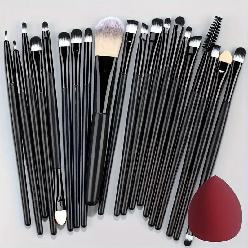 Kit de Pincéis RONSLORE - 20 Peças para Maquiagem Profissional