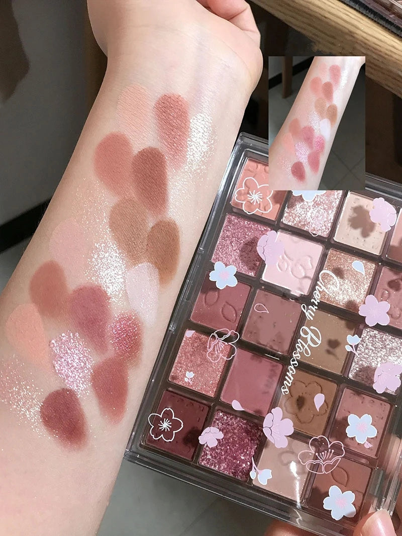 Paleta de Sombras Multifuncional - Cores Vibrantes e Longa Duração