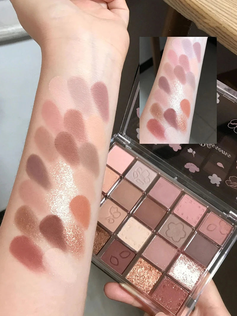 Paleta de Sombras Multifuncional - Cores Vibrantes e Longa Duração