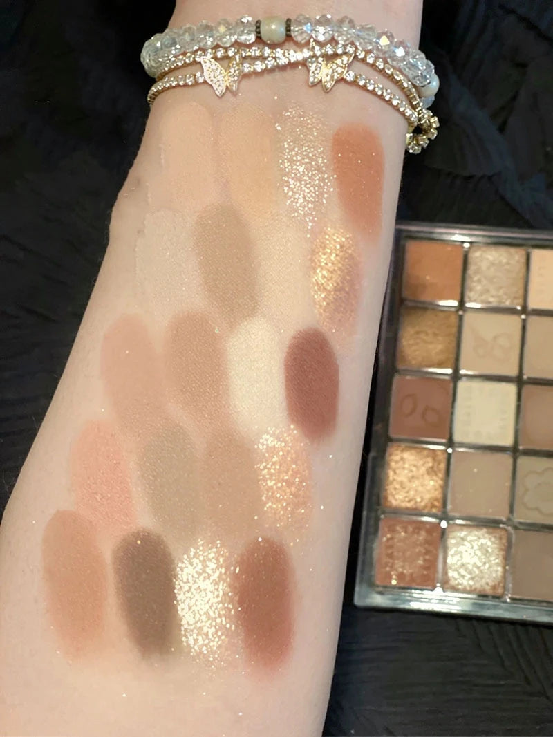 Paleta de Sombras Multifuncional - Cores Vibrantes e Longa Duração