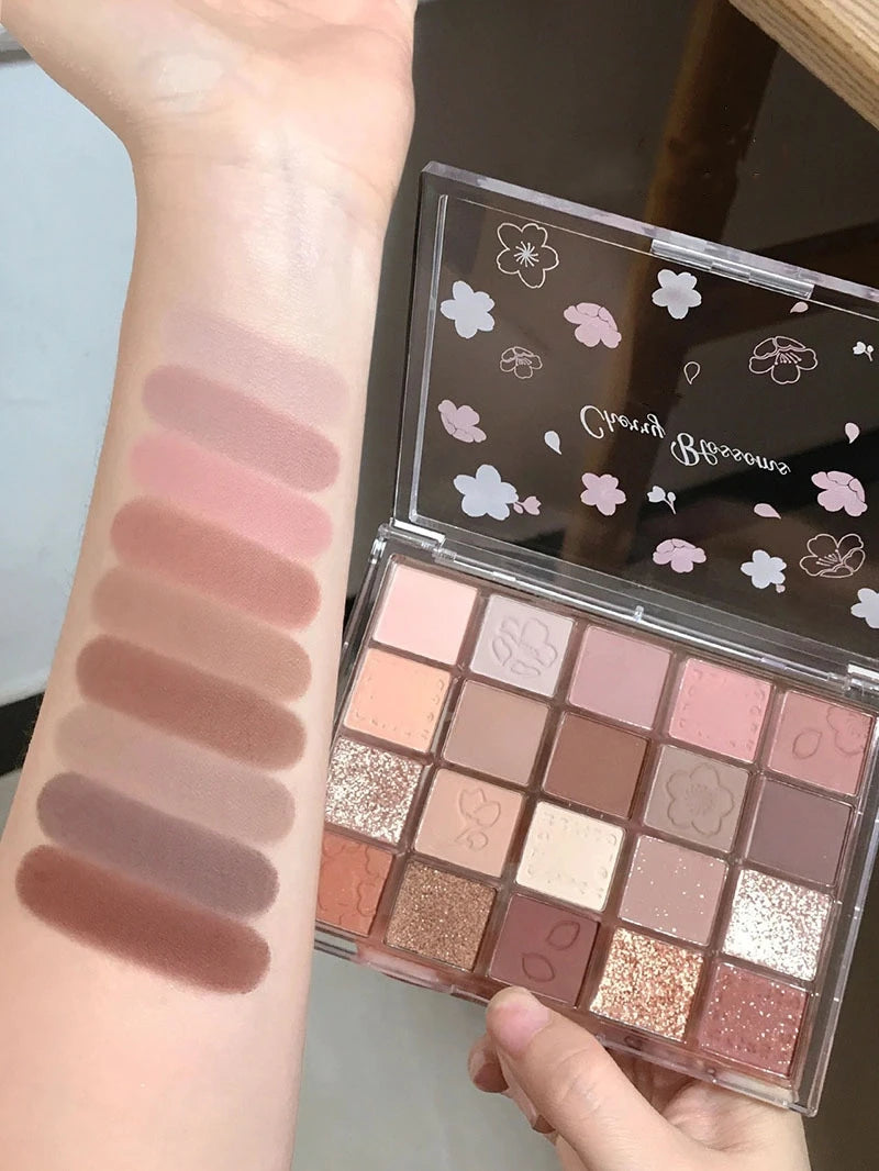 Paleta de Sombras Multifuncional - Cores Vibrantes e Longa Duração