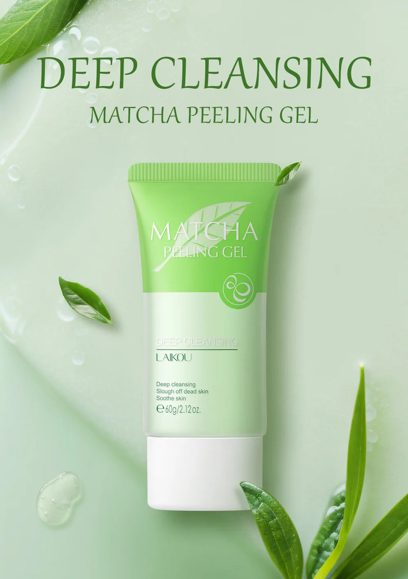 Gel Esfoliante LAIKOU com Extrato de Matcha - 60g