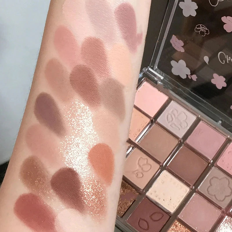 Paleta de Sombras Multifuncional - Cores Vibrantes e Longa Duração