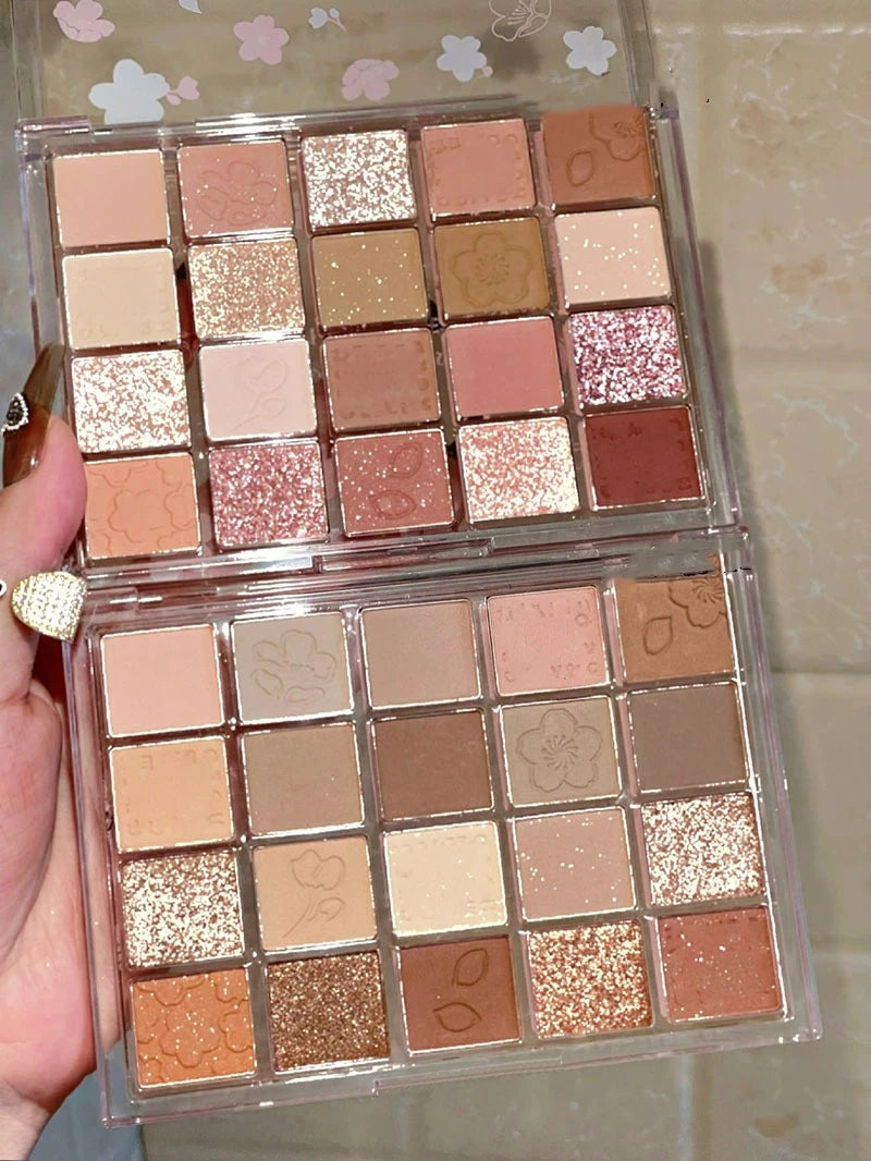 Paleta de Sombras Multifuncional - Cores Vibrantes e Longa Duração